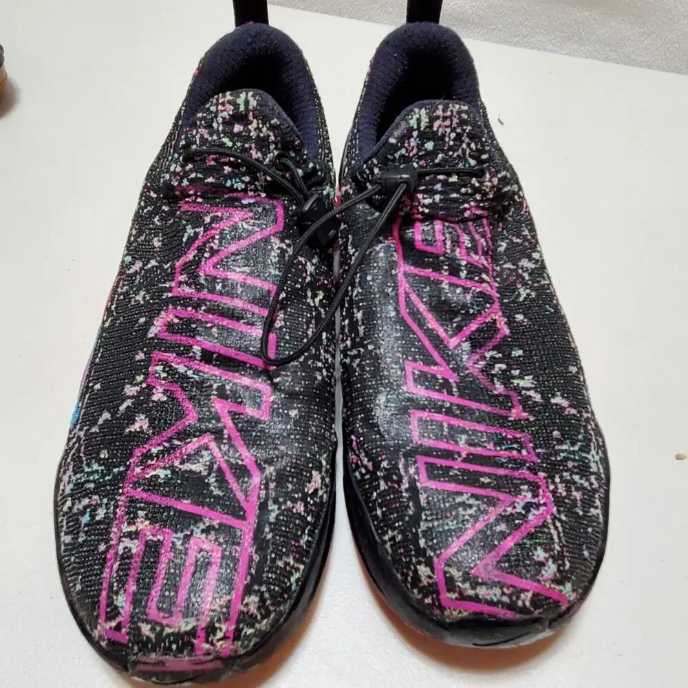 Nike Sneakers Shoes Womens 10 Athletic React Metcon AMP Black Pink CT9155-063